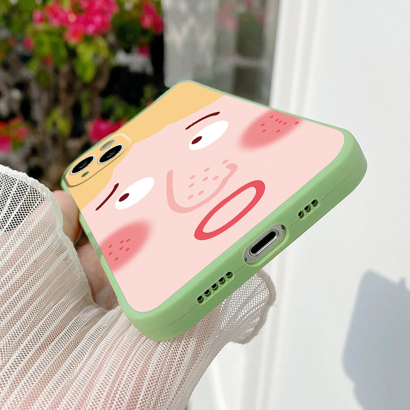 a girl with yellow hair and pockmarked face phone case for iphone 14 pro max 14 pro 14 plus 14 13 pro max 13 pro 13 mini 13 12 pro max 12 pro 12 12 mini 11 pro max 11 pro 11 xs max xr x 7 plus nice gift for men women girl boyfriend 4