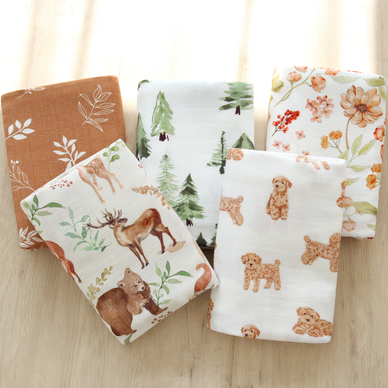 Paños y toallas de muselina para bebés, toallitas de algodón orgánico  natural para bebé, suave toalla para bebé recién nacido y paño de muselina  para