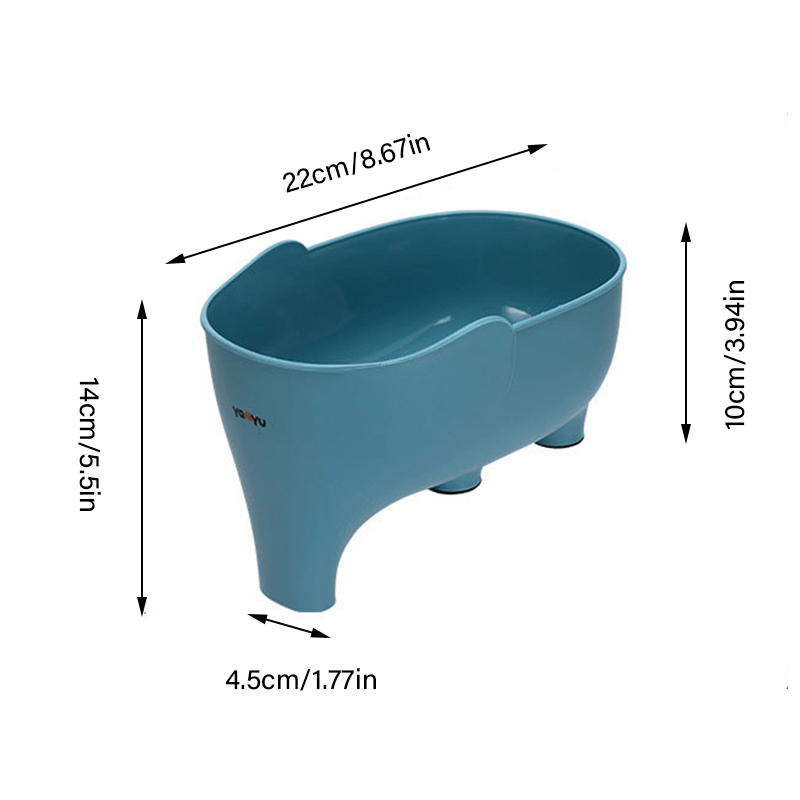 1 Colador Fregadero Escurridor Elefante Esculpido Filtro - Temu