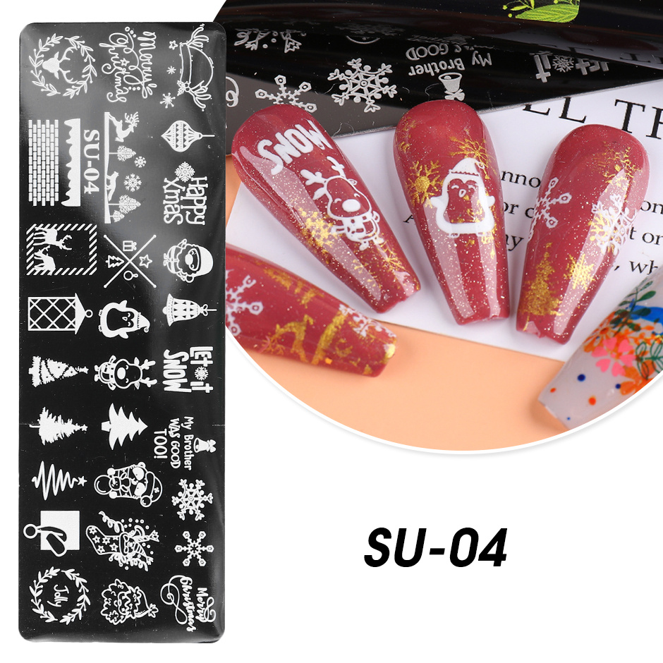 Summer Flower Leaf Nail Art Stamping Plates Set Manicure - Temu