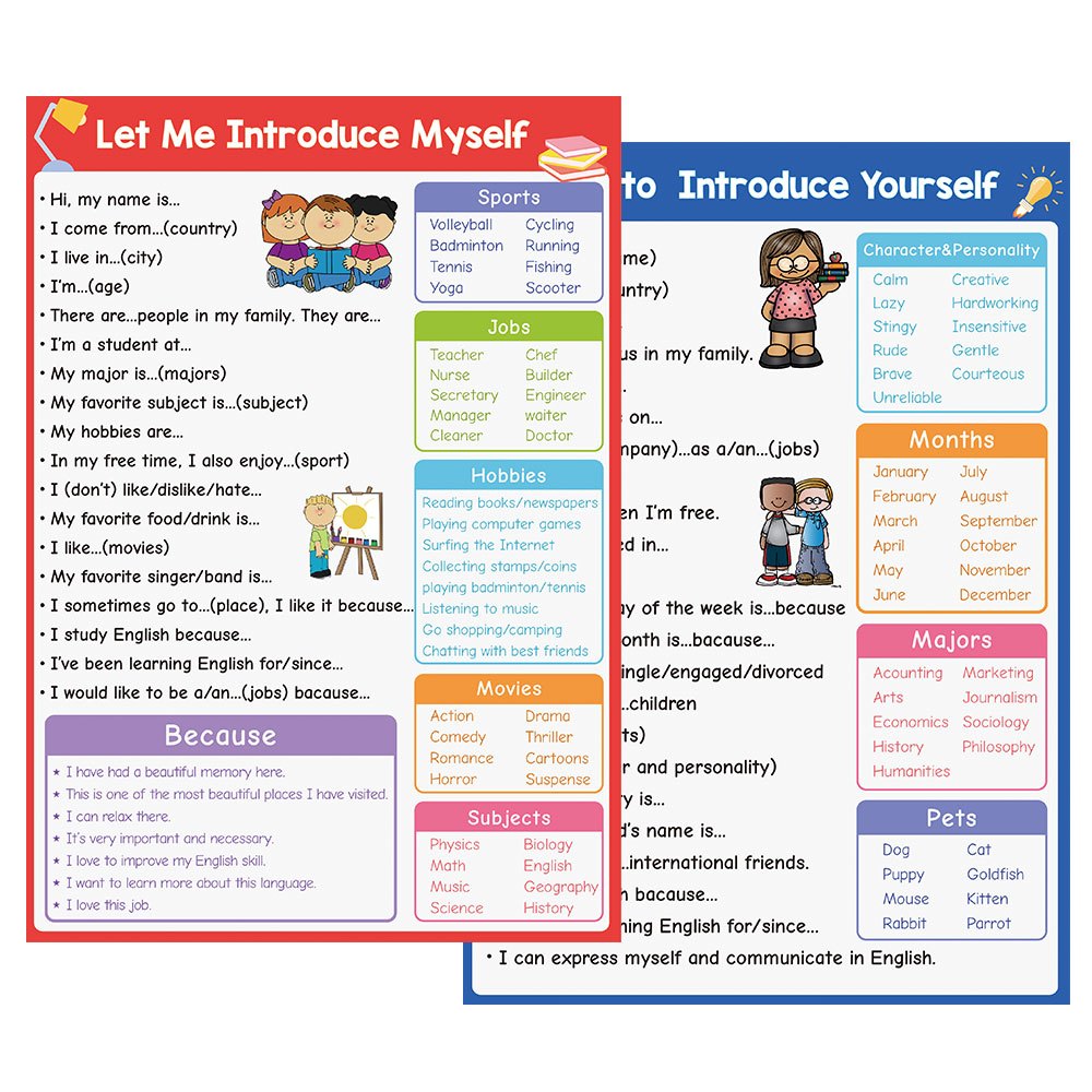 introduce yourself for kids