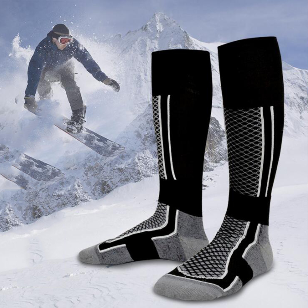 WEIERYA Chaussettes de Ski pour Enfant, Thermiques Chaussettes de