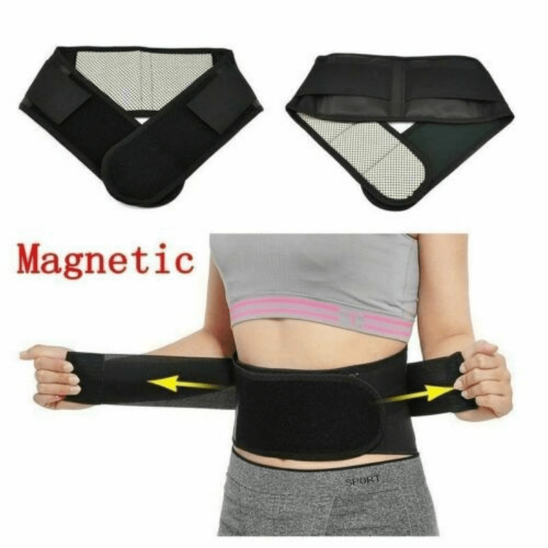 S /xl Magnetic Back Support Brace Belt: Double Adjust Lower - Temu