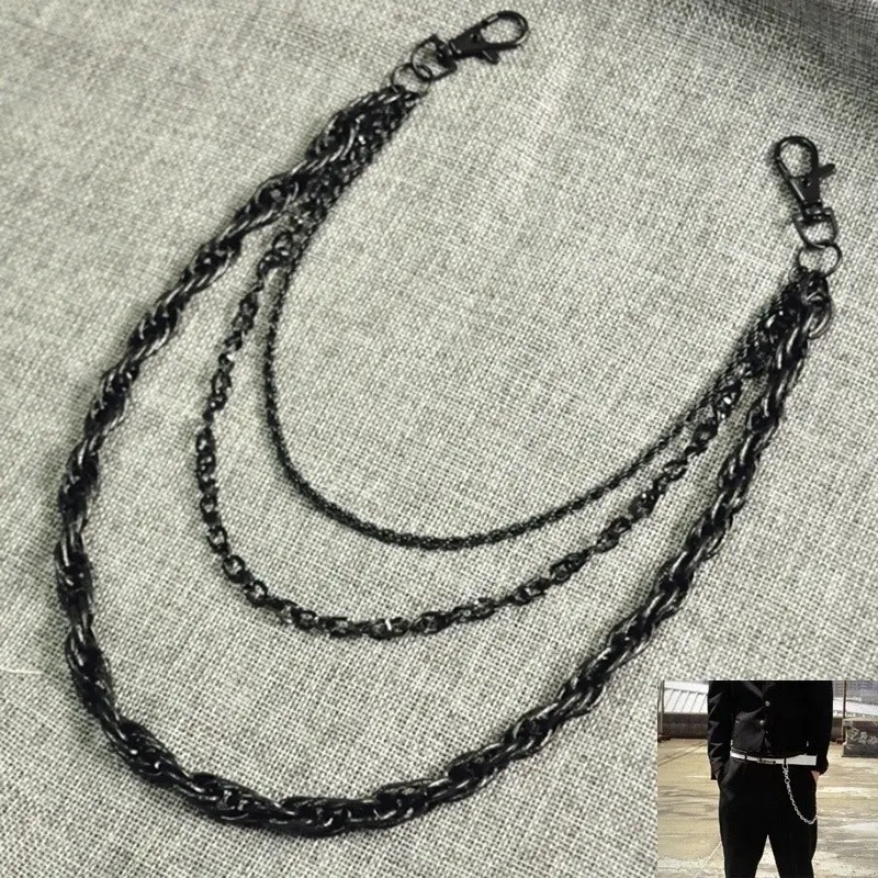 Rock Punk Metal Pants Chain Waist Chain Wallet Chain Key Chain For Men, Hip  Hop Style Costume Jewelry Trend Accessories For Men