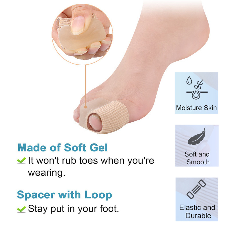 Large +small Soft Gel Bunion Corrector Toe Separator Spacer - Temu