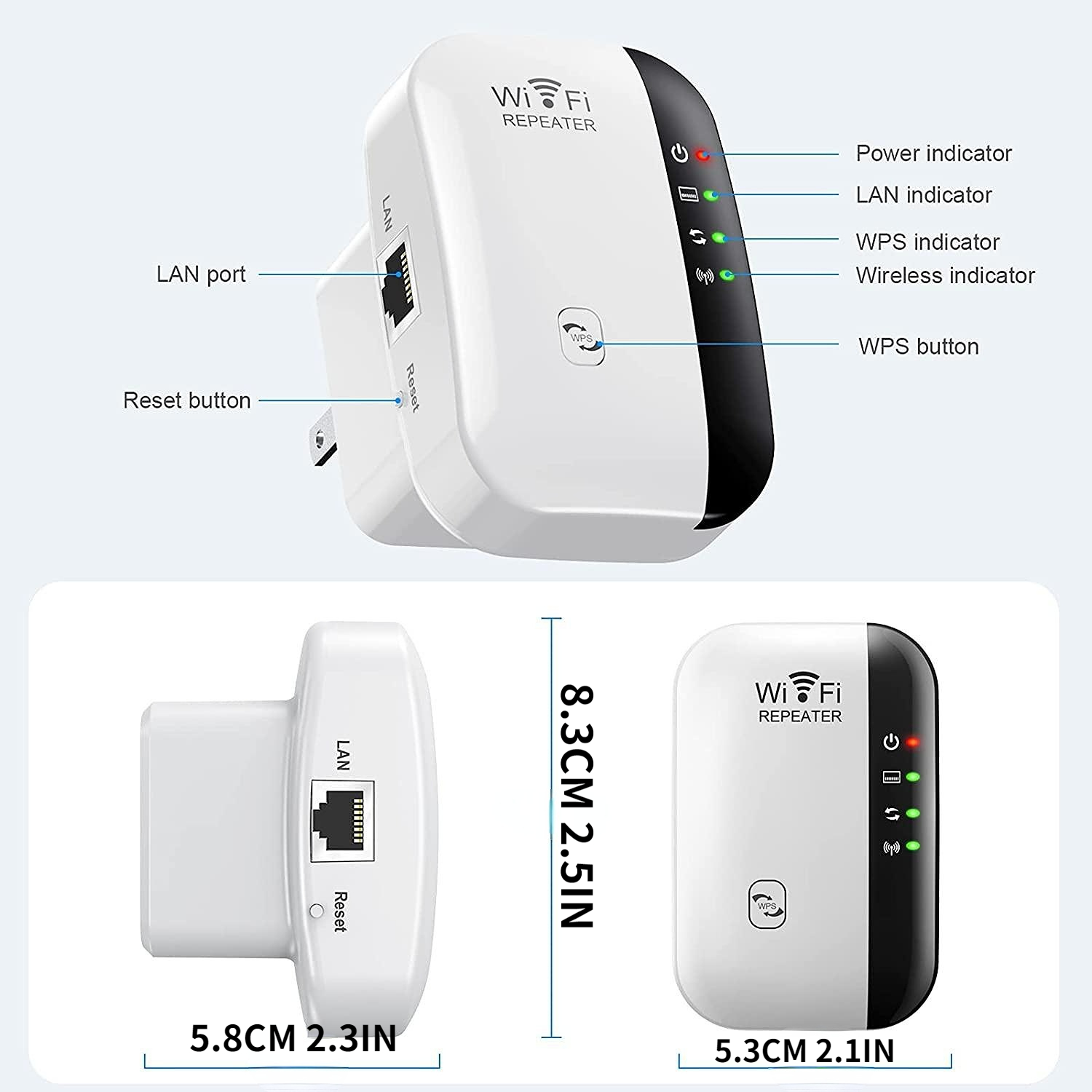 Boost Your WiFi Signal Up To 300Mbps - Long Range Wireless Repeater Access  Point