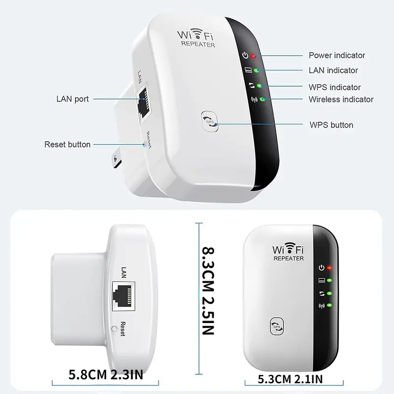 Boost Your WiFi Signal Up To 300Mbps - Long Range Wireless Repeater Access  Point