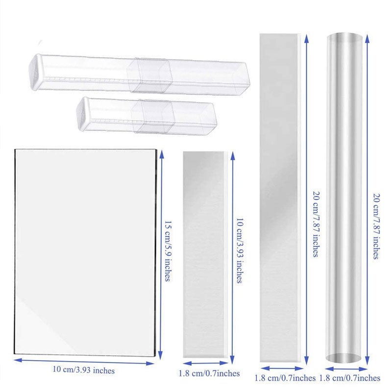 2pcs Plexiglass Sheet Cutter Acrylic Cutter 20 Pcs Blade Set Yellow/gray  (hs)