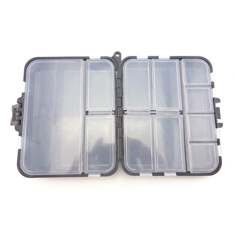 1pc Mini Double-Layer Plastic Fishing Tackle Storage Box: Keep Your Fishing  Lures, Hooks & Equipment Secure!