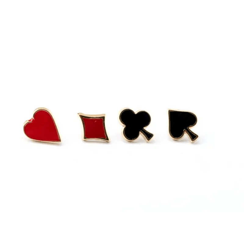 4pcs Fashion Boutonniere Shaped Brooch Collar Pins For Women Men Heart Funny Brooches Badges