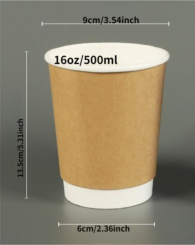 Vasos desechables con tapa para café - Greenvase