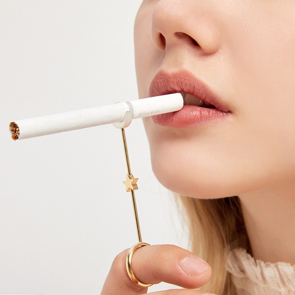Anneau de cigarette anti-doigt fumé pour hommes, anneau de