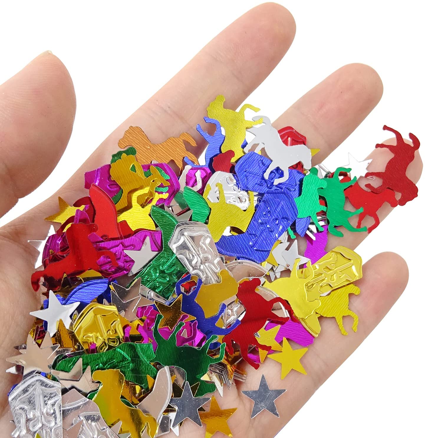 Horse Racing Boot Confetti, Western Cowboy Patrick, Theme Party Table