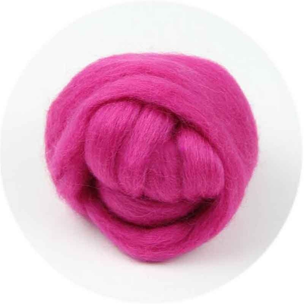 100g Wool Roving Yarn Fiber Roving Wool Top Wool Felting Supplies
