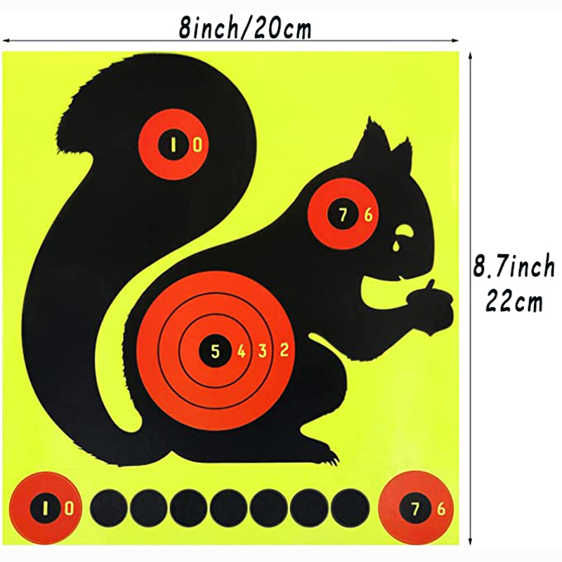 12 Adhesive Target Shot Rifle Paper Target Shooting Targets