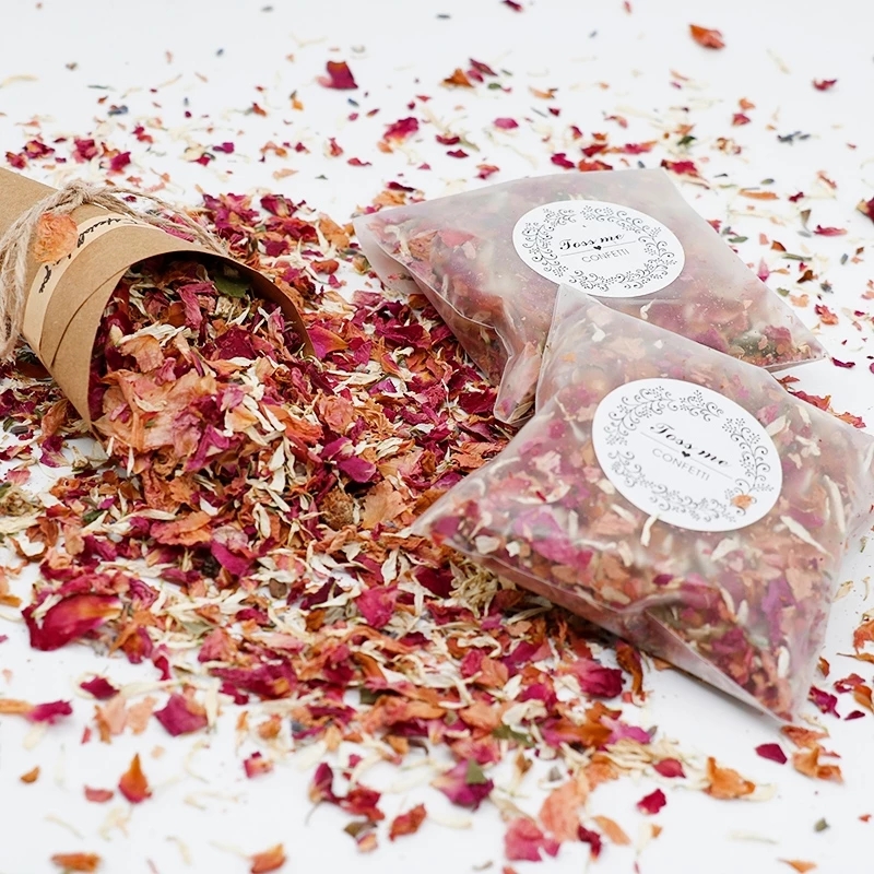 Biodegradable Confetti Real Rose Petals For Wedding And Party