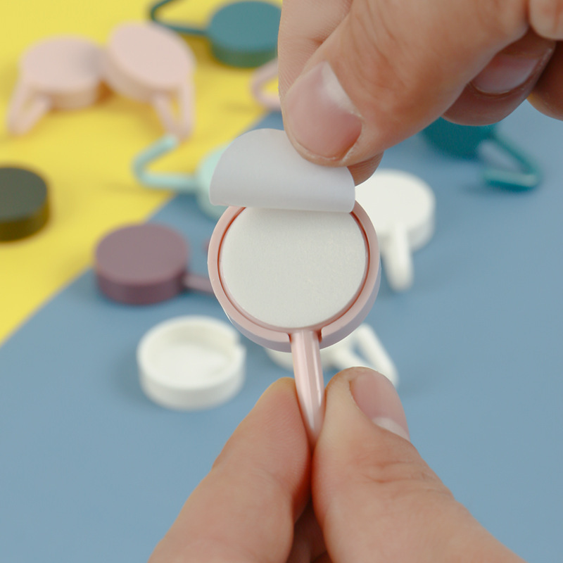 10pcs Mini Runde Selbstklebende Haken Zufällige Farbe - Temu Austria