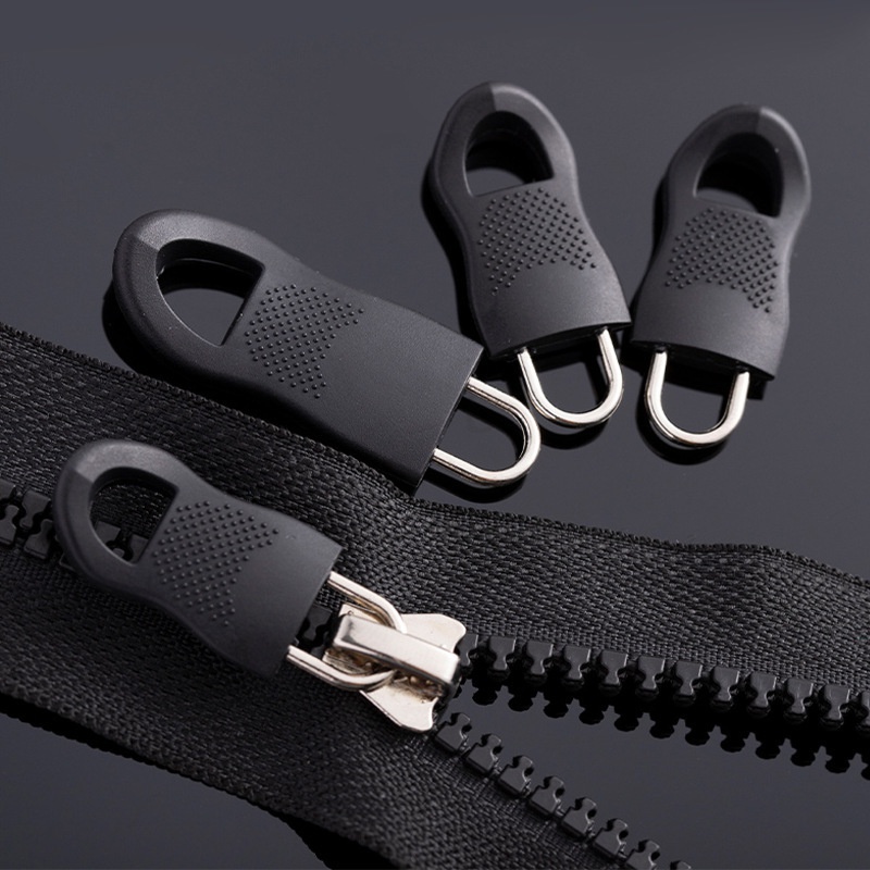 10pcs Zipper Pull Buckle Detachable Luggage School Bag Coat Clothes  Universal Alloy Rubber Jeans Zipper Replacement, Don't Miss These Great  Deals