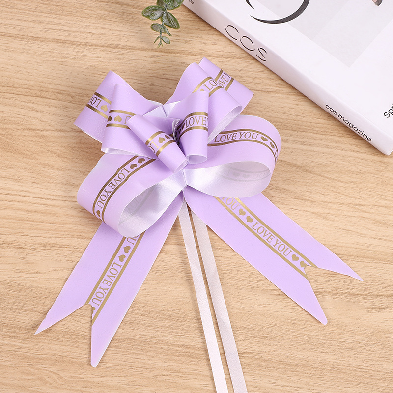  Gold Violet Ribbon for Gift Wrapping Gift Ribbon