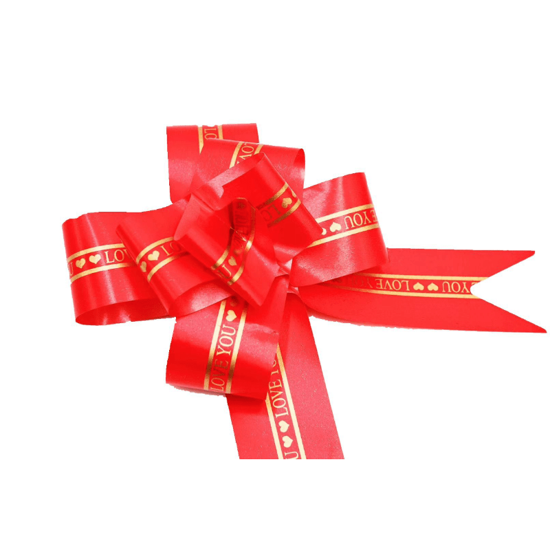 1PC Stylish Red Ribbon Bow Red Hair Bow Decorative Bows Florist Packing  Decor