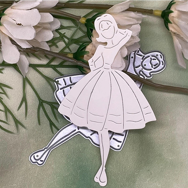 Little Girl Metal Die Cuts, Cutting Dies For Card Making Clearance, Embossing Dies For Scrapbooking, DIY Album Paper Cards Decoration Mold