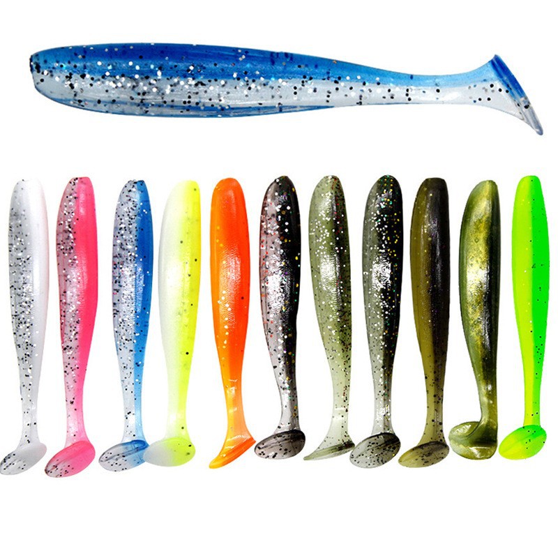 SILICONE LURES ARTIFICIAL Fishing Tackle Kit Simulation Baits £3.99 -  PicClick UK