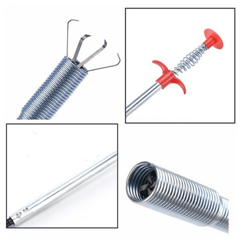 Multifunction Drain Snake Cleaning Claw Auger Clog Remover Plumbing  Unblocker Cleaner For Sewer Bathtub Shower Drain Kitchen Sink