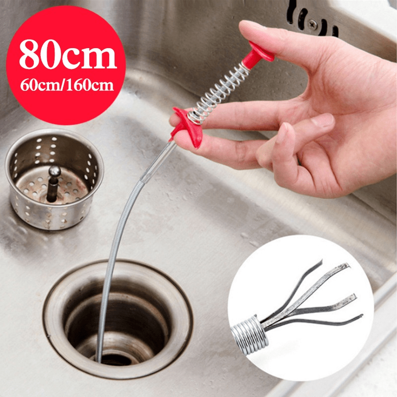 Drain Unblocker Flexible Rod Auger Snake Rod Kitchen Toilet - Temu