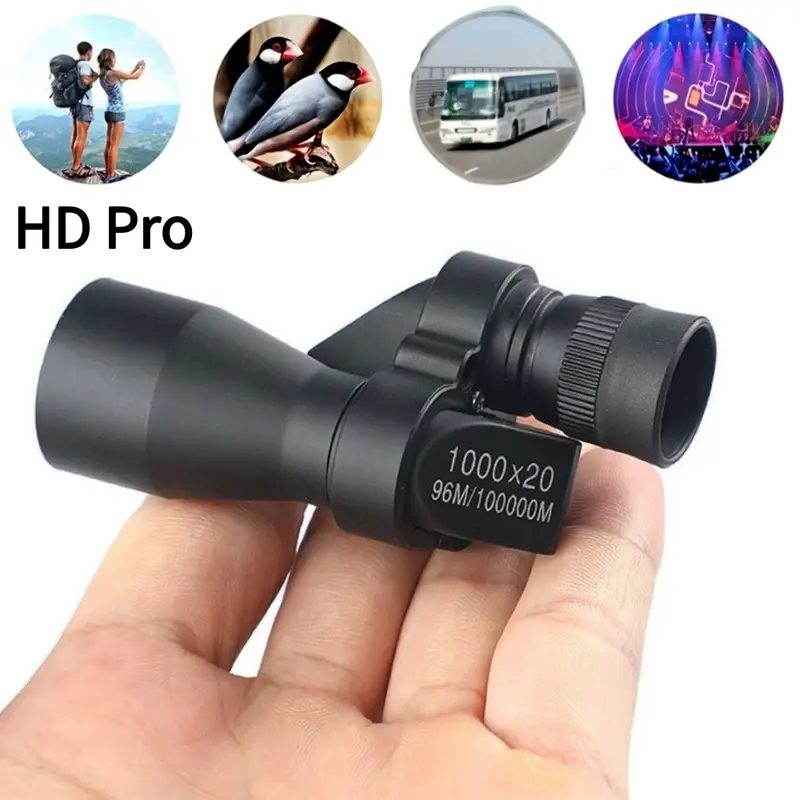 1pc portable hd mini pocket monocular telescope high magnification zoom outdoor fishing telescope for hunting camping details 1