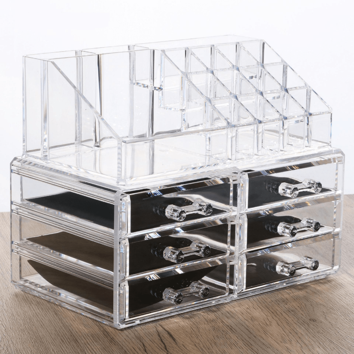 Acrylic Makeup Organizer and Storage with 6 Drawers - Vanity Organizer Large