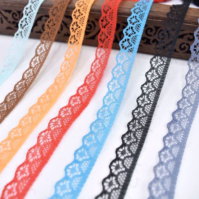 1pc Gathered Lace Elastic Ribbon Fold Over Spandex Elastic Band For Sewing  Lace Trim