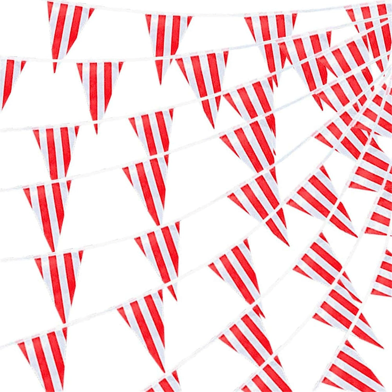 100 Banderines Tela Hechos Mano Coloridos/rojos Decoración - Temu