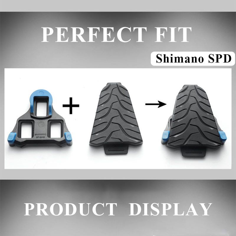 Une paire de cales de protection en caoutchouc pour SHIMANO SPD-SL
