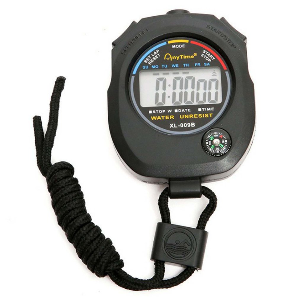 Stopwatch Digital Electronic With Timer To Compass With Rope for Gym Sport  