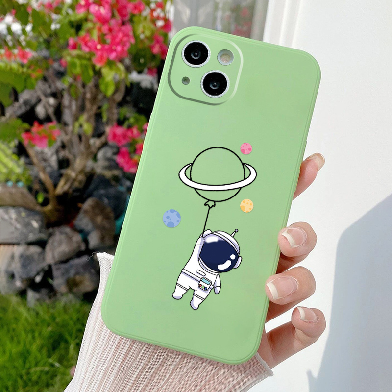 Cute Astronaut Phone Case for iPhone 14 11 12 13 Pro Max Pro