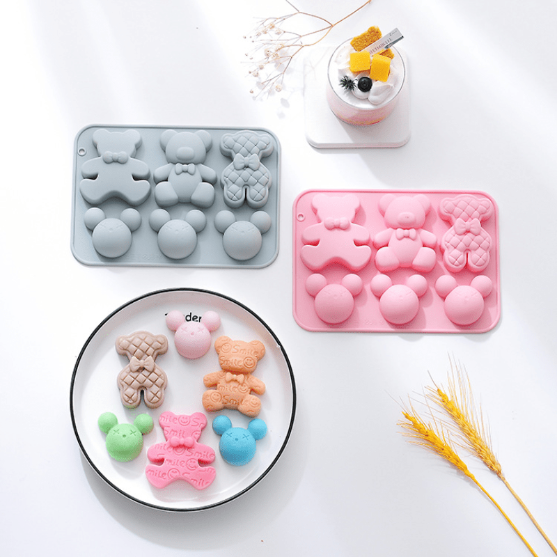 Chocolate Silicone Mold 3d Mini Cute Cartoon Smile Shape Ice Candy