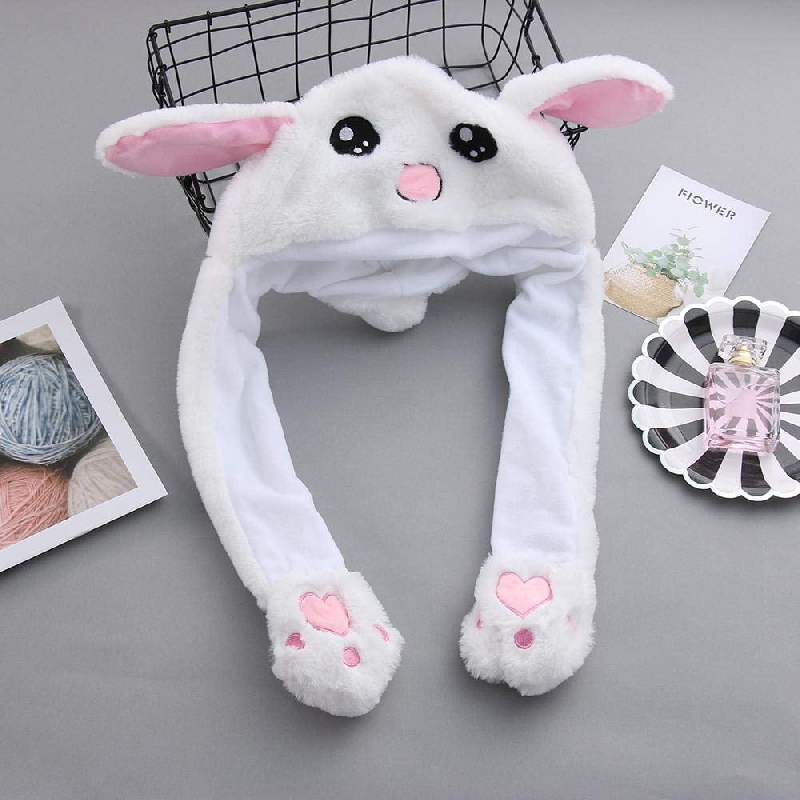 fluffy rabbit hat