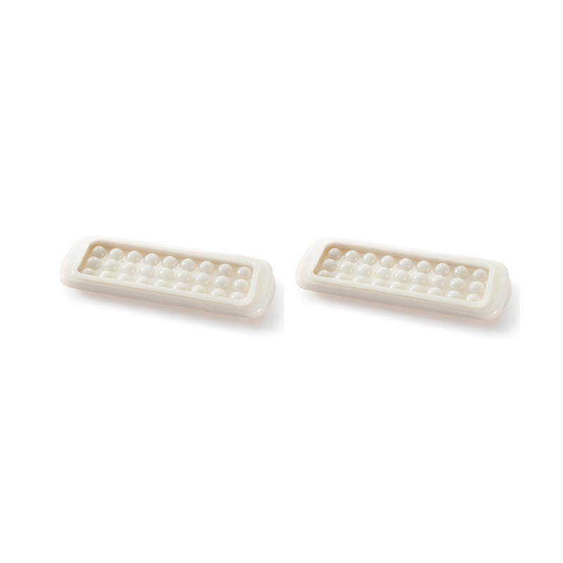  Cubette Mini Ice Cube Trays, Set of 2 - WHITE: Home & Kitchen