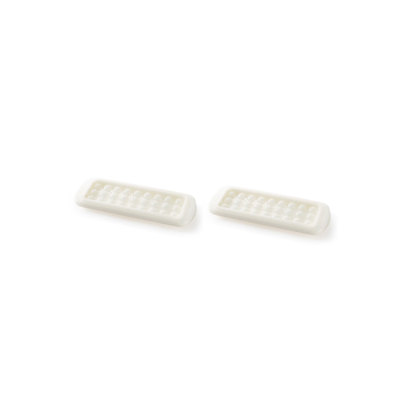 Cubette Mini Ice Cube Trays, Set of 2 - WHITE