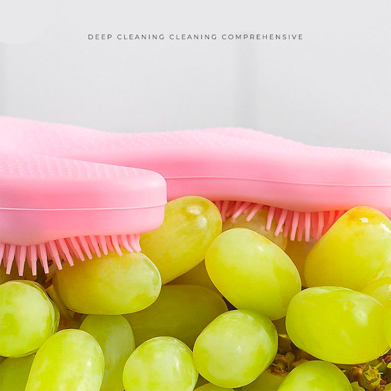 Silicone Dishwashing Brush Multi functional Fruit Washing - Temu