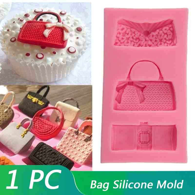  3D Cake Lady Handbag Chocolate Mold Plastic Polycarbonate  Lady's Bag Jelly Candy Making Mold (Lady's Bag): Home & Kitchen