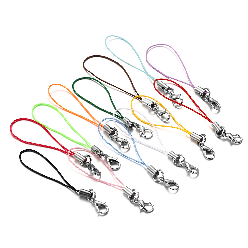 Colorful Strap Charm Cords With Lobster Clasp - Temu