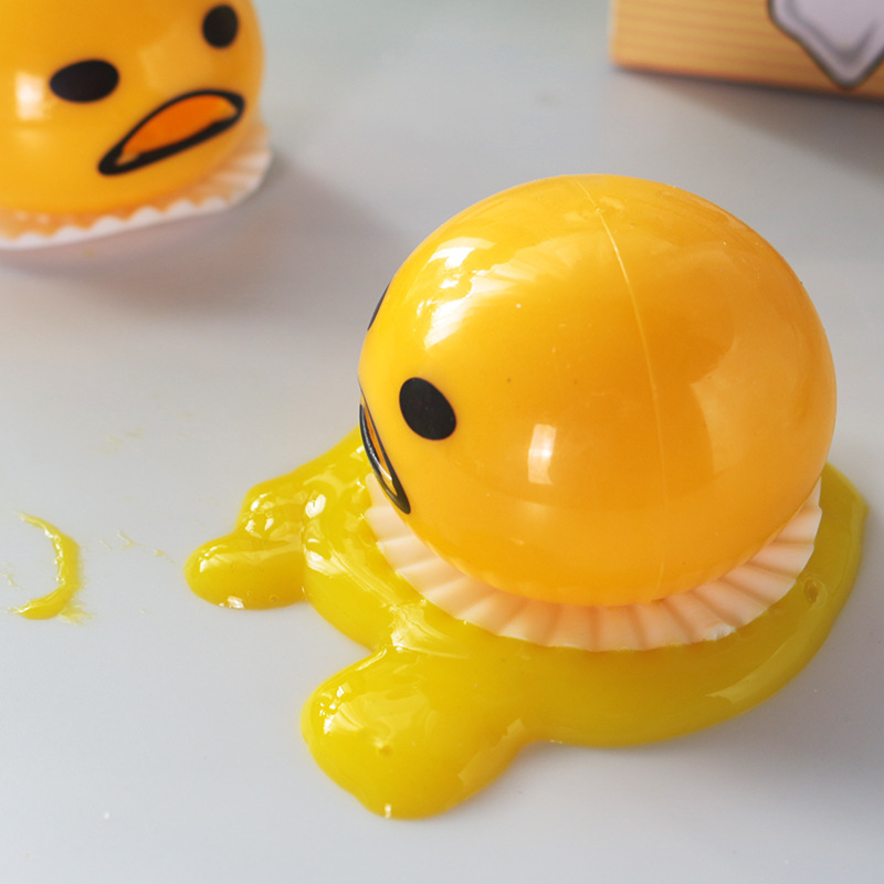 Naughty Ball Vomit Egg Yellow Pinch Music Vomit Egg Squeeze - Temu New  Zealand