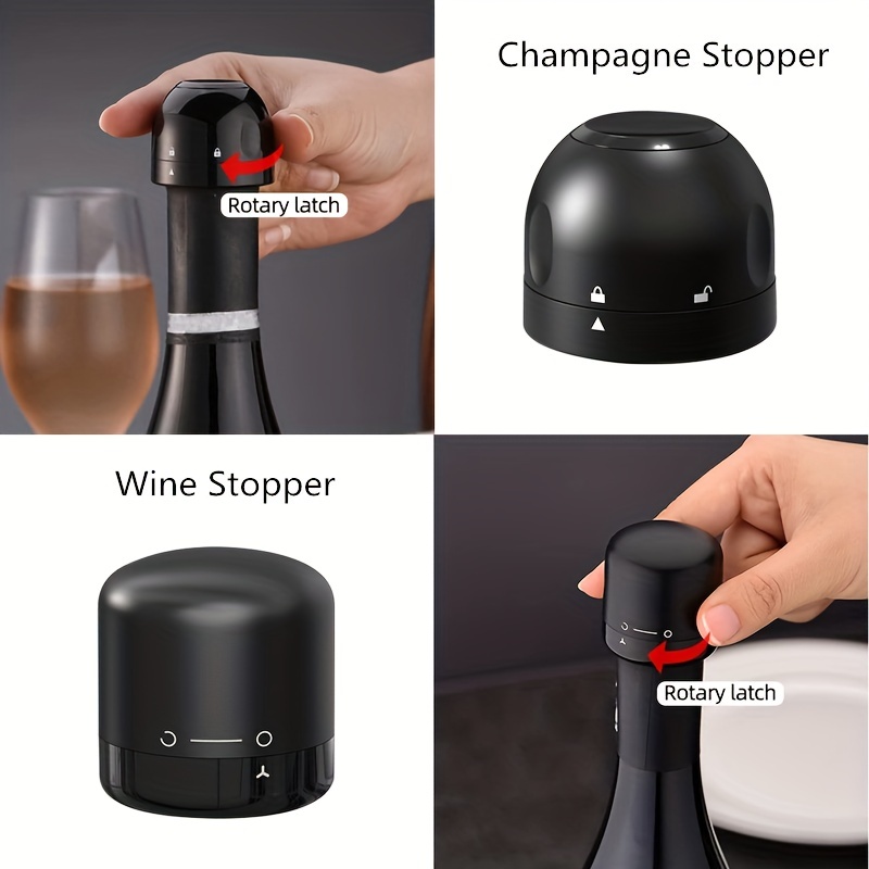 CapLock, tappo per bottiglia sottovuoto (1 per vino + 1 per champagne) –  Netscroll