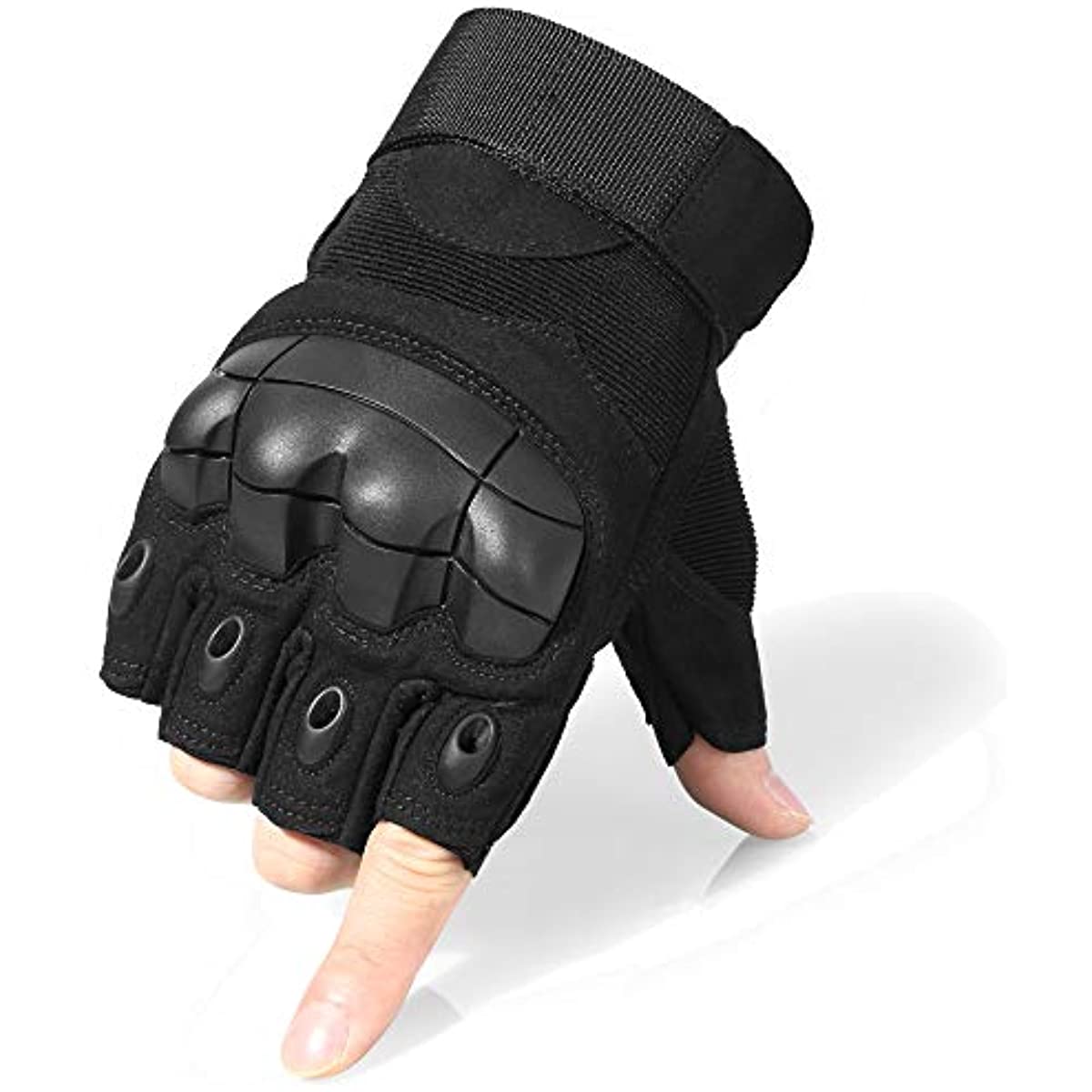 HITNEXT Guantes de bicicleta sin 2 dedos, guantes de motocicleta de  montaña, guantes de pantalla táctil, guantes de ciclismo de invierno,  guantes