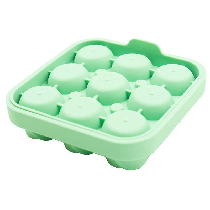 Egg Shape Silicone Ice Cube Tray Ice Maker Ice Mold