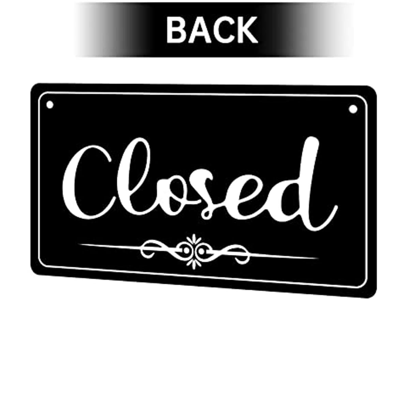 closed out of business sign