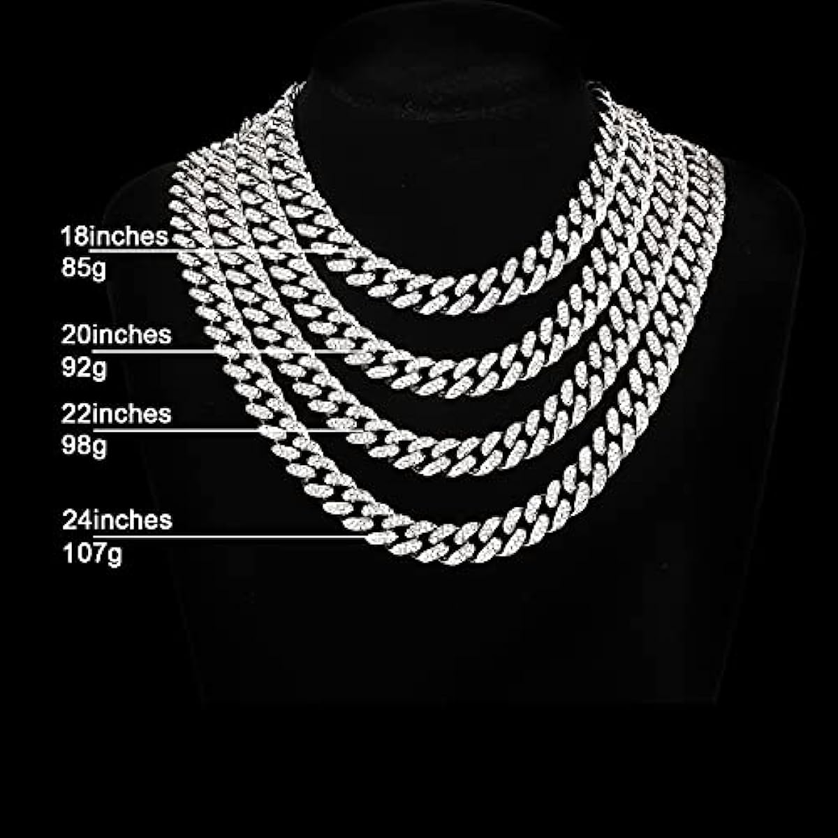 Trendy Creative Cuban Link Chain Miami Cuban Necklace 18k - Temu