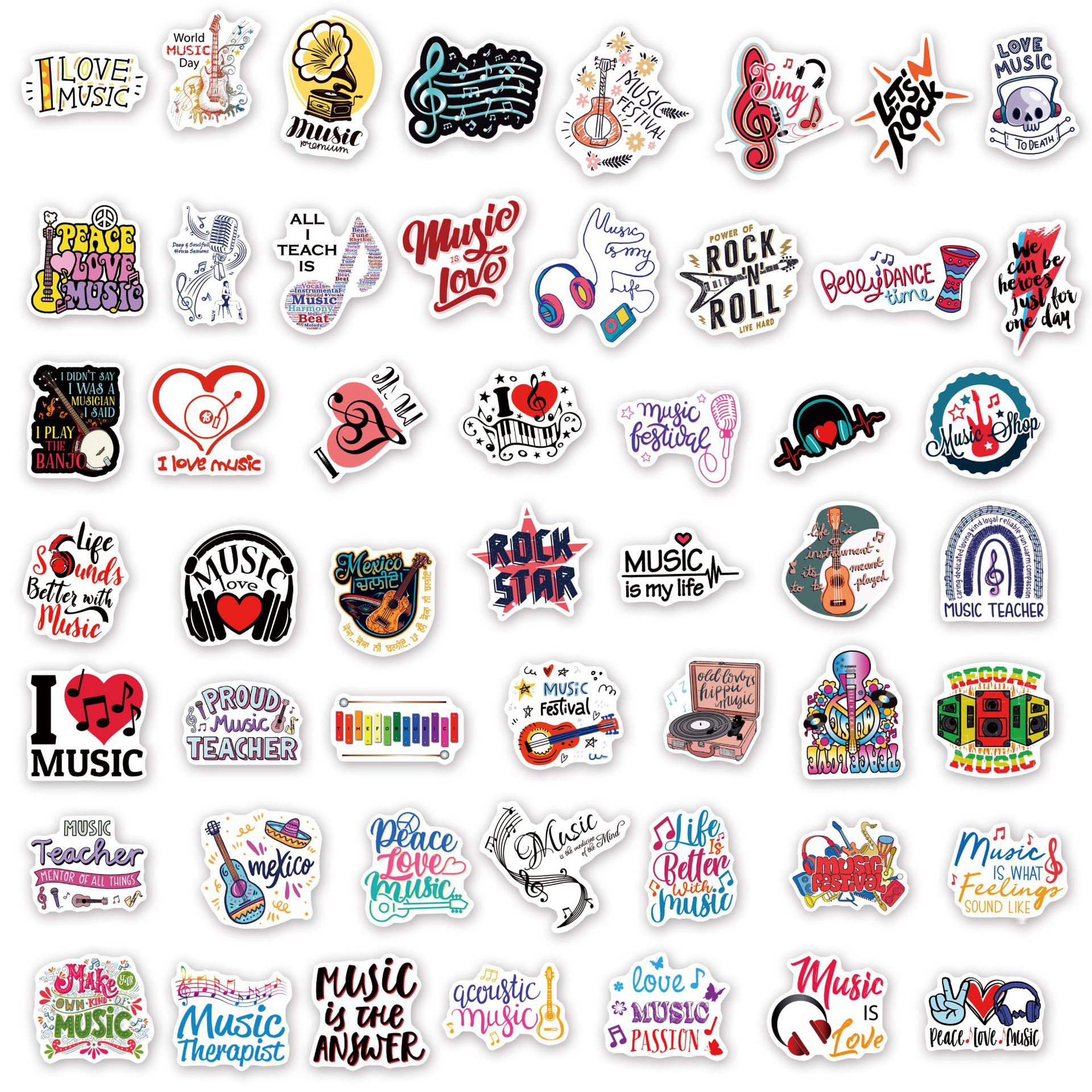 cute Alphabet Letters' Theme Waterproof Decorative Stickers For Laptop Pc  Computer Mobile Smartphones Guitar Desktop Cup Travel Case - Temu