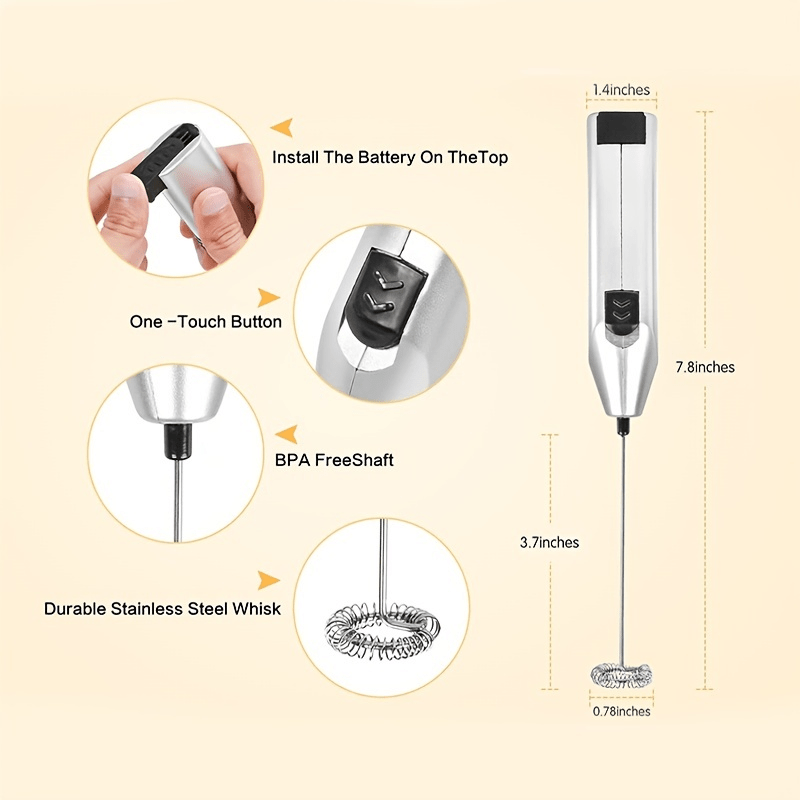 Household Kitchen Electric Stainless Steel One Touch Battery